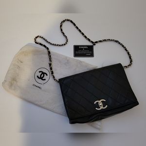 Authentic Vintage Chanel 2.55 Full Flap Bag